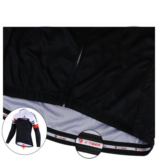 Bluza Rowerowa Męska Kolarska Na Wiosnę Termiczna Ocieplana X-Tiger Pro XXL