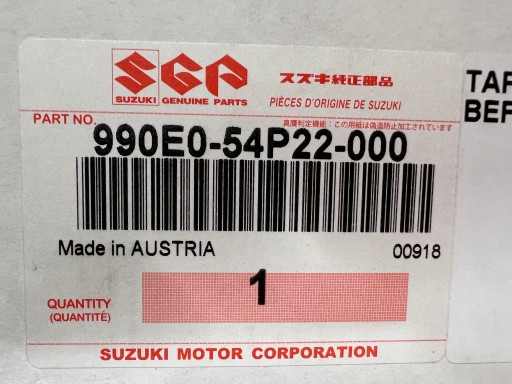 Chromowana listwa klapy tylnej OE Suzuki Vitara 2015-