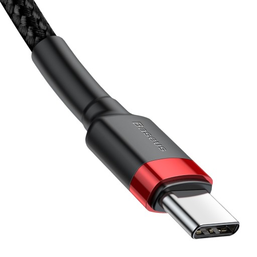 КАБЕЛЬ BASEUS STRONG USB-C ДЛЯ БЫСТРОЙ ЗАРЯДКИ TYPE-C TYPE-C PD 60W QC 3.0 1M