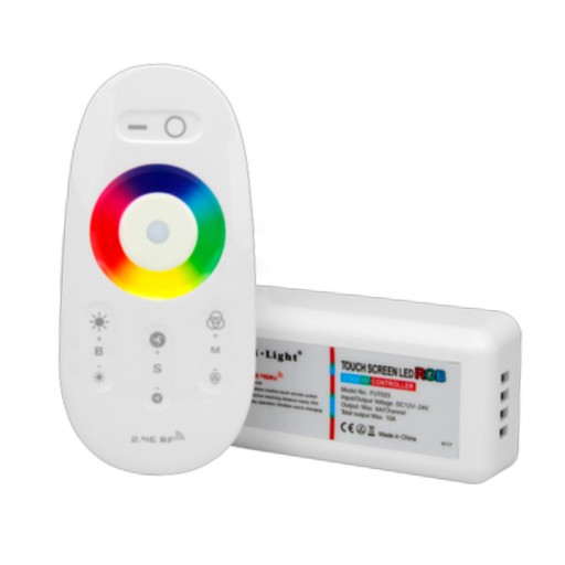 КОМПЛЕКТ ДИСТАНЦИОННОГО УПРАВЛЕНИЯ + СВЕТОДИОДНЫЙ КОНТРОЛЛЕР RGB 10А MILIGHT FUT025