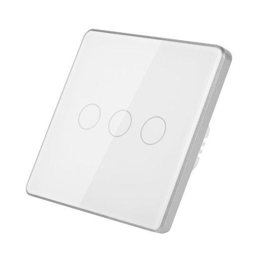 Коммутатор 3 канала ZigBee 3.0 Белый TUYA 3CB PS
