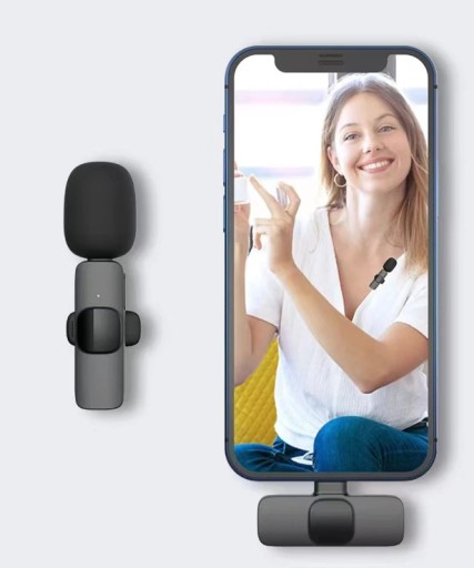 БЕСПРОВОДНОЙ МИКРОФОН BLUETOOTH ДЛЯ IPHONE ДЛЯ ДВОЙНОГО ТЕЛЕФОНА