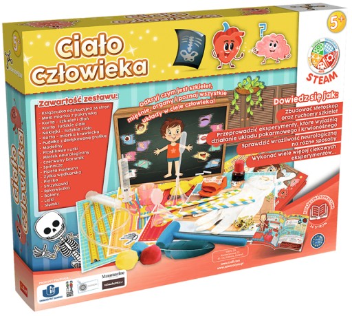 15 EKSPERYMENTÓW - Ciało człowieka TREFL 61531