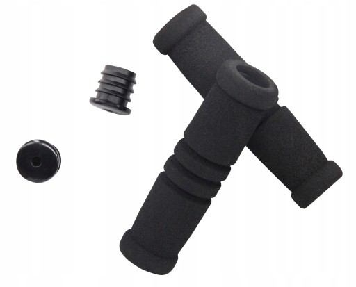 RĄCZKI ROWEROWE CHWYTY GĄBKA PIANKA 130mm ROMET