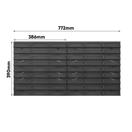 Настенный органайзер для доски для инструментов 772 x 390