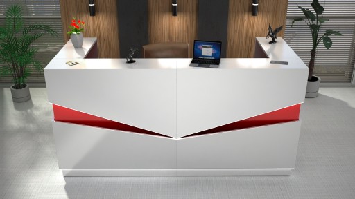 Стойка ресепшн R107 LED 200x80см ресепшн
