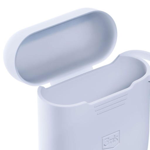 Białe Etui cover do słuchawek AirPods 2nd gen. 3mk Silicone Earphones Case