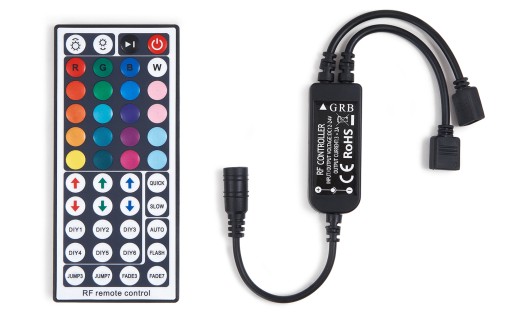 РАДИОКОНТРОЛЛЕР RF-RGB-44 КОНТРОЛЛЕР ДЛЯ RGB СВЕТОДИОДНЫХ ЛЕНТОК