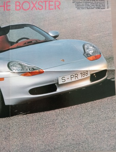 ПОСТЕР PETERBILT 379 / PORSCHE BOXSTER 53,8x40,8