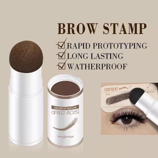 STEMPEL DO BRWI POMADA 10 SZABLONY czarny X1