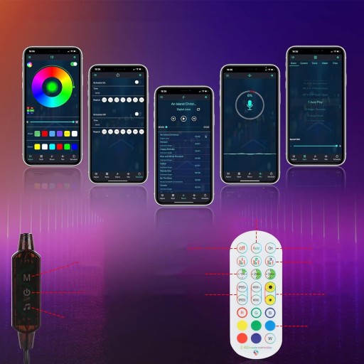 2X ИГРОВЫЕ ПОДСВЕТКИ ДЛЯ ТВ-ПК УМНЫЕ СВЕТОДИОДНЫЕ СВЕТОДИОДНЫЕ УКРАШЕНИЯ ОКРУЖАЮЩЕЙ СРЕДЫ