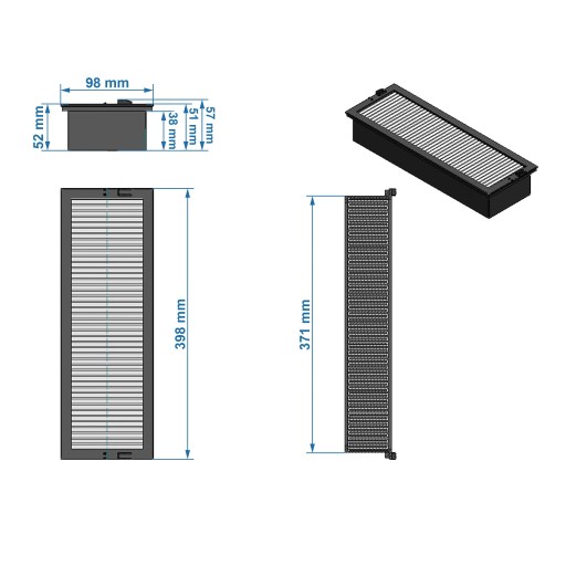 SC70116 Фильтр салона HIFI FILTER