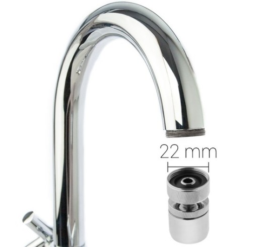 АЭРАТОРНАЯ РАКОВИНА PERLATOR m22 FATTER, ЧЕРНЫЙ РОЙ