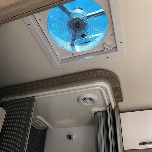 Комплект мансардного вентилятора DC12V 4LED