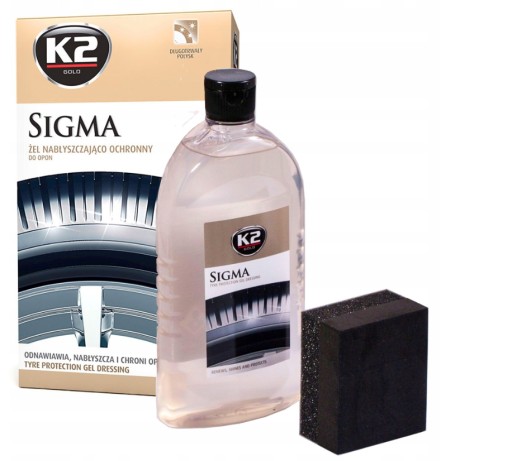 K2 SIGMA Гель для полировки и ухода за шинами