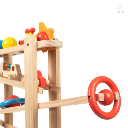 ДЕРЕВЯННАЯ ПОЛКА ДЛЯ ШАРОВ MONTESSORI IRI 70см