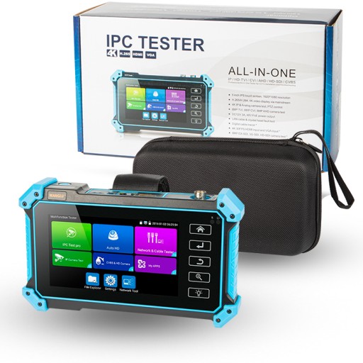 CCTV TESTER Touch IPS 5.4'' для IP-камер HD 8MP для мониторинга MONTERSKI