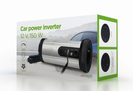 ПРЕОБРАЗОВАТЕЛЬ ПЕРЕМЕННОГО/ПОСТОЯННОГО ТОКА ENERGENIE 12В (АВТОМОБИЛЬНОЕ) НА 230В 150ВТ