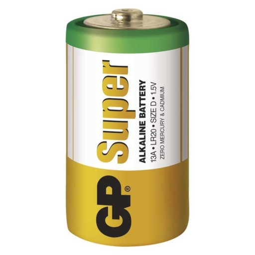 Bateria alk. LR20 GP SUPER F2 1,5V Alkaline