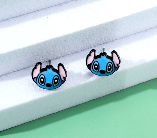 Детские серьги Stitch Disney Lilo & Stitch, милые шпильки 2