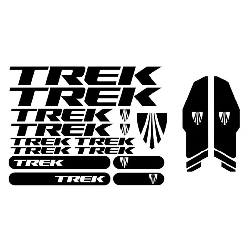 17 шт. для TREK BIKES виниловые наклейки, наклейки,
