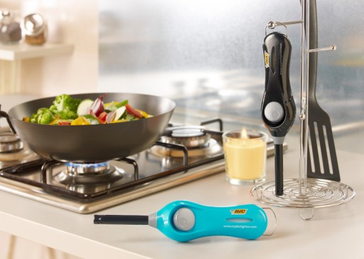 ЗАЖИГАЛКА BIC MEGALIGHTER, ГАЗОВАЯ ЗАЖИГАЛКА С НЕСКОЛЬКИМИ ДЛИННЫМИ СВЕЧАМИ x2