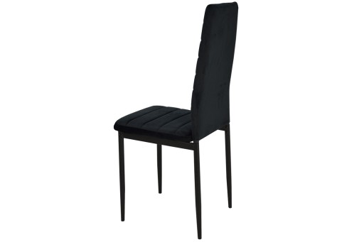 Стол кухонный 80х120/160 CRAFT 6 стульев BLACK
