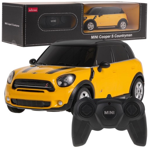 RASTAR 1:24 auto zdalnie sterowane dla dzieci + pilot MINI Countryman