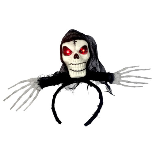 Boky Sucing Band Skull Led Halloween