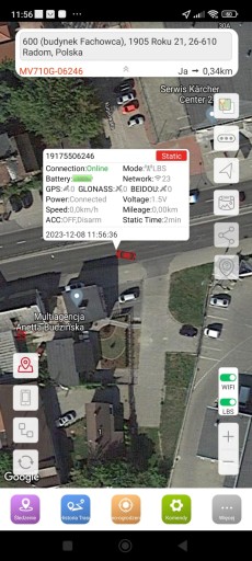 ЛОКАТОР GPS ПЕРЕДАТЧИК MICODUS MV77G ЗАРЯДНОЕ УСТРОЙСТВО 4G USB БЕЗ ПОДПИСКИ