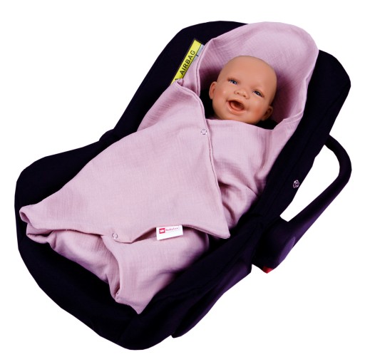 BabyLux OTULACZ KOCYK OKRYCIE DO FOTELIKA NOSIDEŁKA MUŚLINOWY MUSLIN