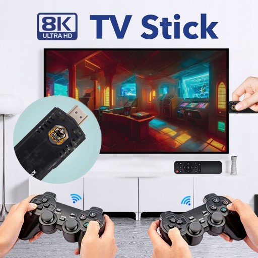 X8 Game Stick 8K 10000 gier Arcade Retro Video