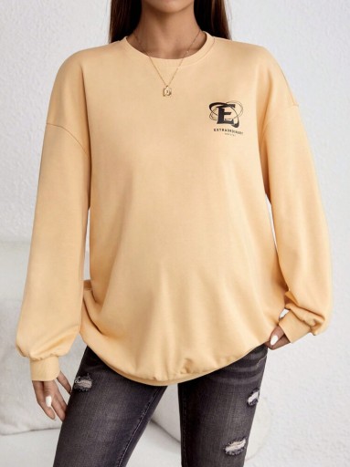 SHEIN Bluza ciążowa z grafiką bez kaptura L