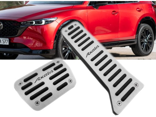 АЛЮМИНИЕВЫЕ накладки на педали MAZDA 3 AXELA 2 6 CX3 CX-5 CX9 2014-2019 AT