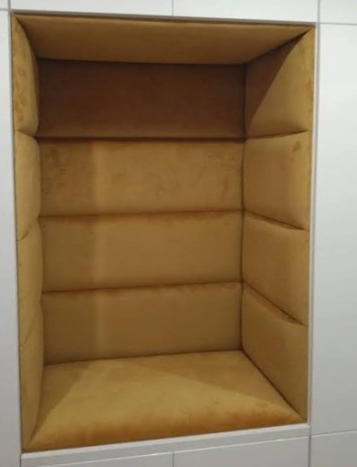 Panel tapicerowany 70/65 wymiar ściana siedzisko