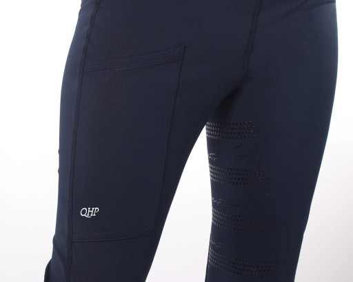 Молодежные леггинсы QHP Eden FullGrip темно-синие 128