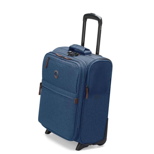 Delsey Maubert 2.0 Small Soft Cabin Suitcase 45 CM Blue