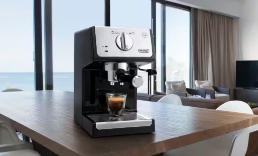 Кофемашина под давлением Delonghi ECP33.21.BK (P) с портафильтром и пенообразователем