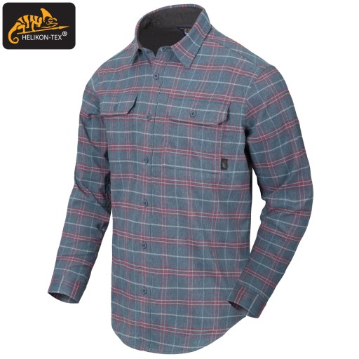 Мужская фланелевая рубашка в клетку HELIKON Casual Tactical Everyday S