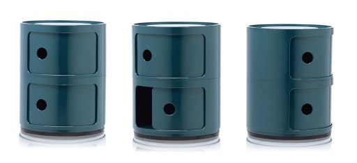 Kartell Componibili комод, стол 32 х 32 х 40см синий ОПИСАНИЕ!!!