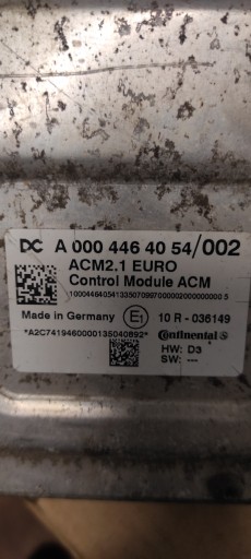 МОДУЛЬ КОНТРОЛЛЕРА ADBLUE ACM 2.1 ACTROS