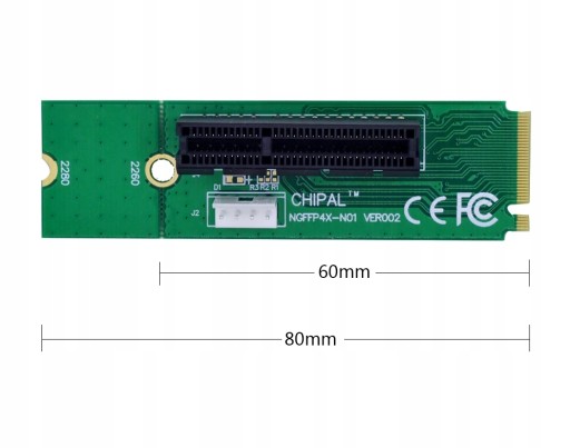 Adapter Riser LM-141X-V 1.0