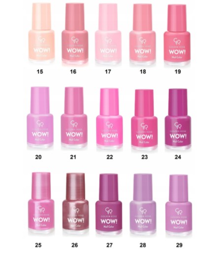 Лак для ногтей WOW NAIL COLOR Golden Rose 33