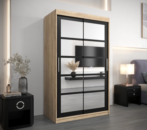 Шкаф-купе двухдверный R2 120 см.