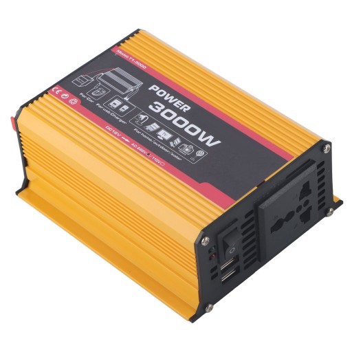 АВТОМОБИЛЬНЫЙ ИНВЕРТОР 3000ВТ 12В 220В USB