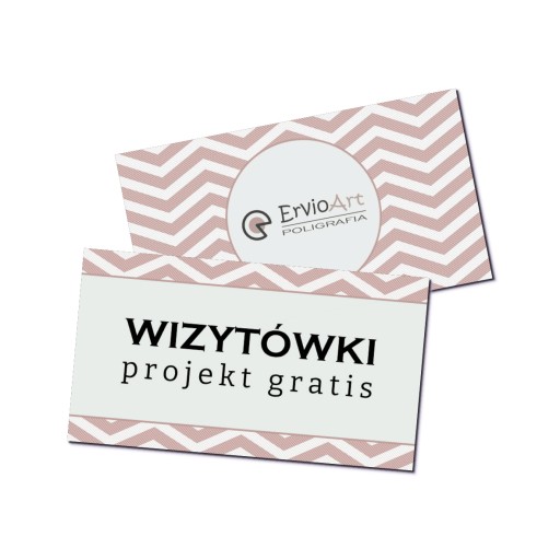 Wizytówki jednostronne 100 szt. 90x50mm 350g PROJEKT W CENIE