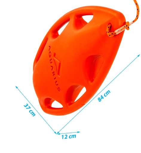 Буй безопасности Плавательный буй Доска для плавания AQUARIUS AURORA 84CM