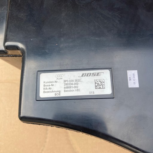 AUDI A3 LIFT 2009 3-D АУДИОСИСТЕМА BOSE / ЖГУТ ПРОВОДОВ