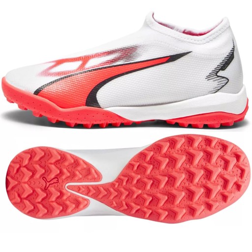 Туфли Puma Ultra Match LL TT Jr 107516-01 белые 33