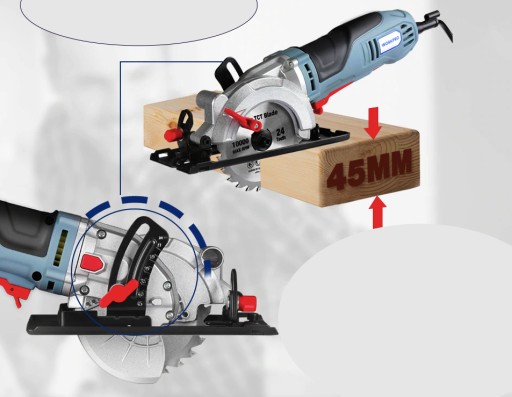 Электрическая циркулярная пила 710W WORKPRO